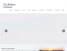 Tablet Screenshot of drbettina.com